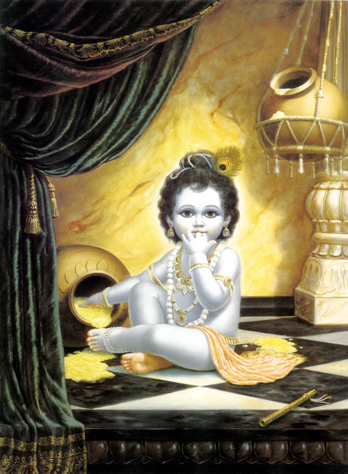 Beautiful-baby-Krishna-makhan-chor